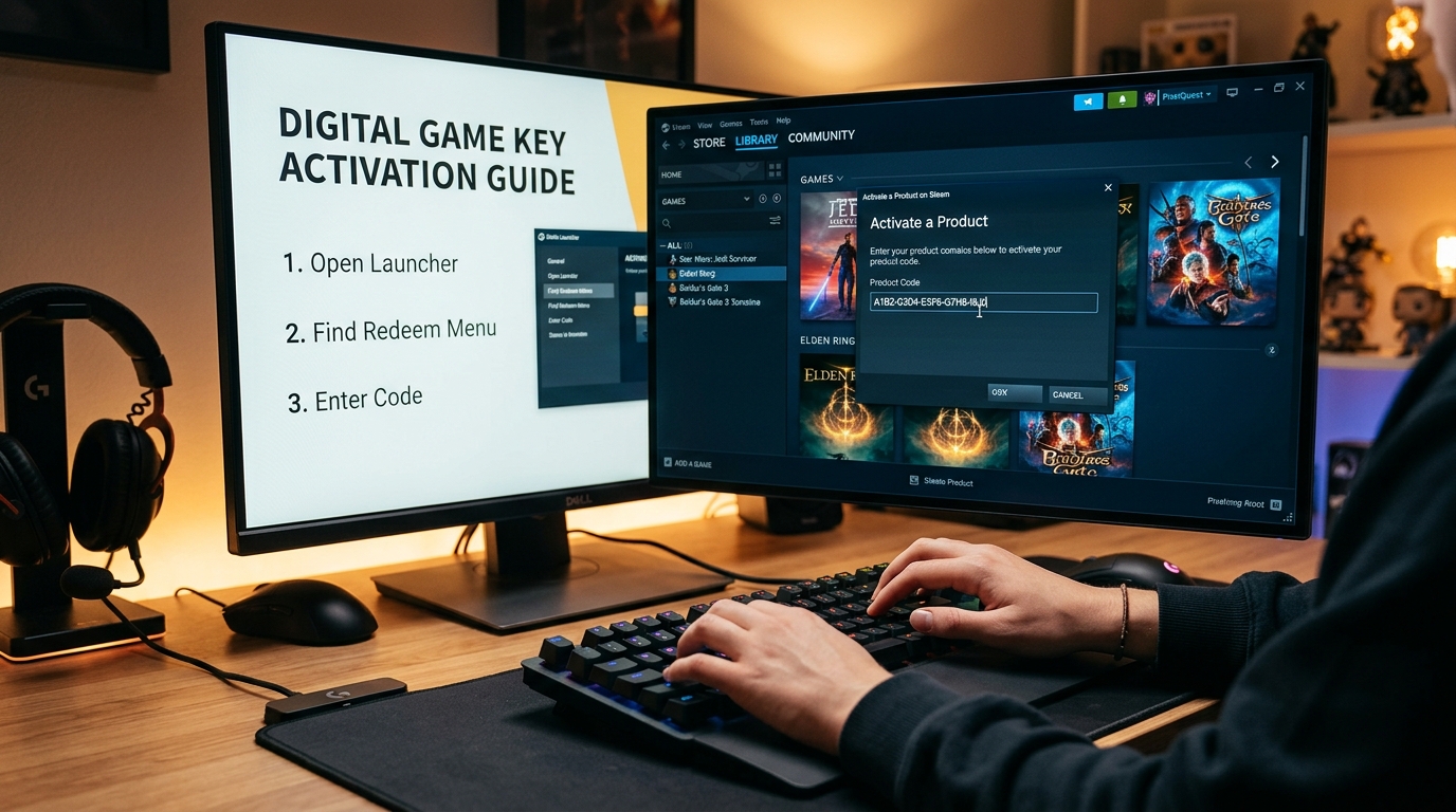 Beginner's Guide: How to Buy and Activate Digital Game Keys