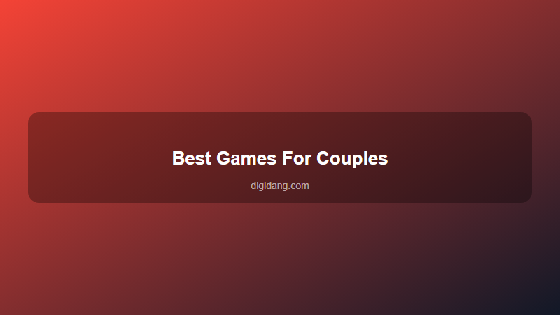 Best Games for Couples: Fun Date Night Ideas