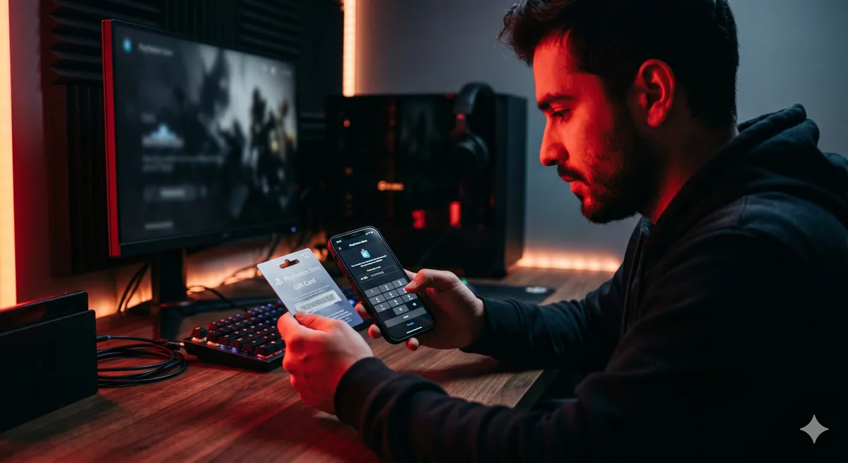 Cara Menukar Kartu Hadiah PlayStation Store di PS4