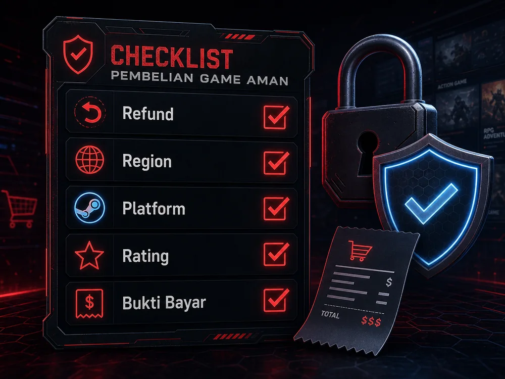 Checklist aman sebelum membeli game digital murah