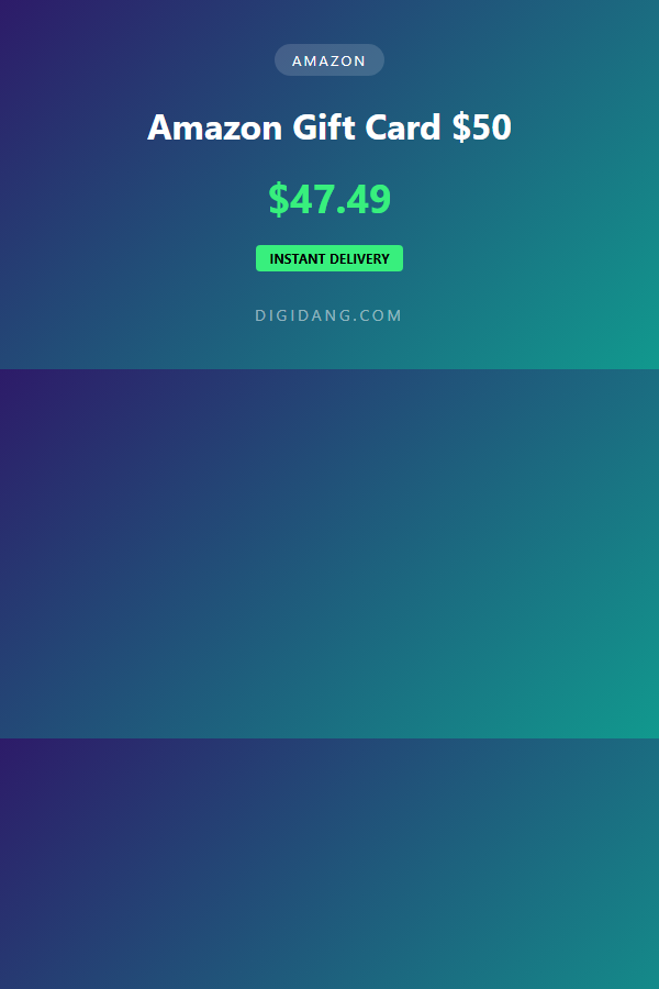 Amazon Gift Card $50