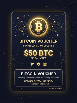 Bitcoin Voucher - $50 USD