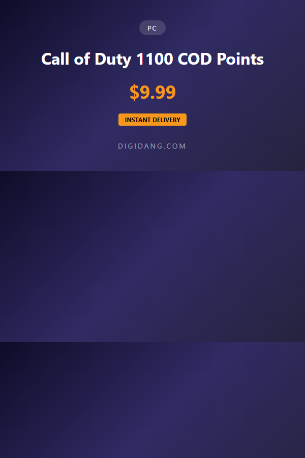 Call of Duty 1100 COD Points