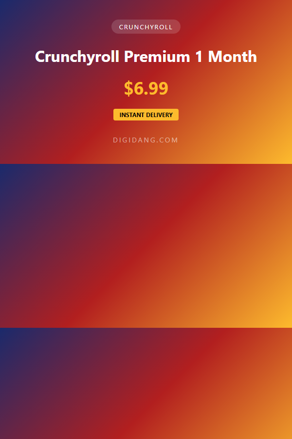 Crunchyroll Premium 1 Month