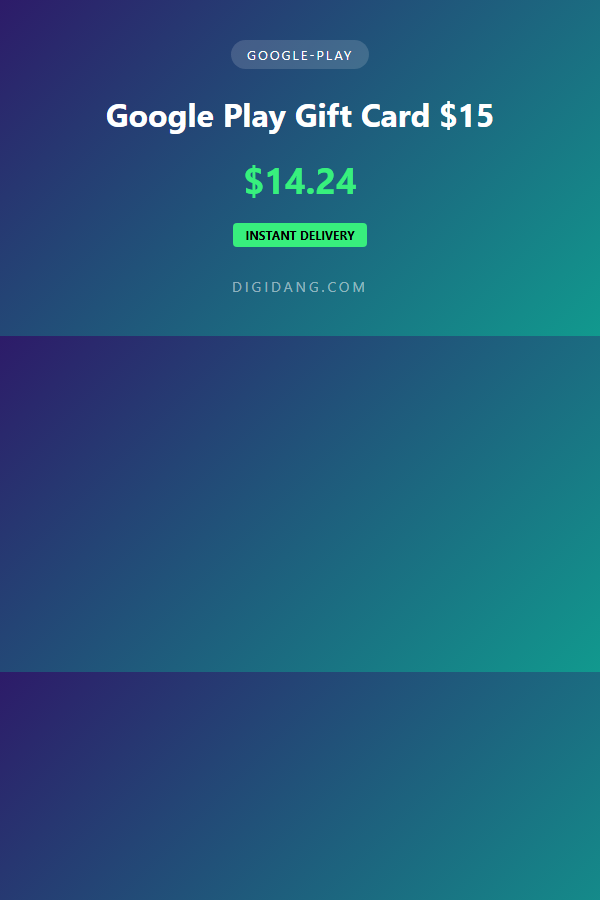 Google Play Gift Card $15