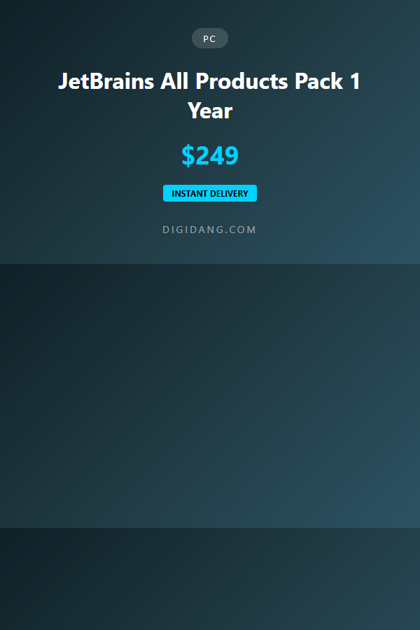 JetBrains All Products Pack 1 Year