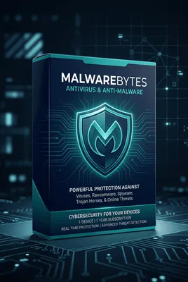 Malwarebytes Premium - 1 Year (3 Devices)