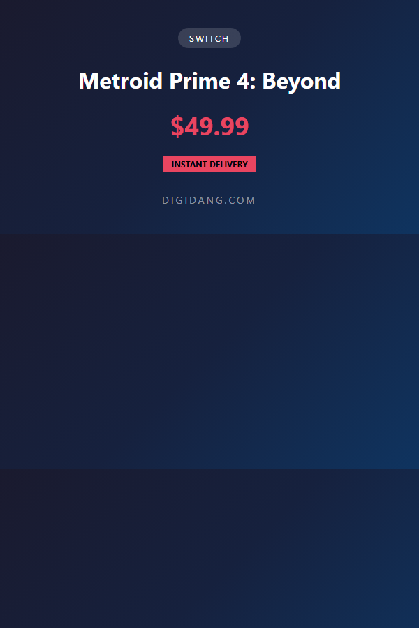 Metroid Prime 4: Beyond - Nintendo Switch Key