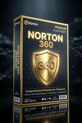Norton 360 Deluxe - 1 Tahun (5 Perangkat)