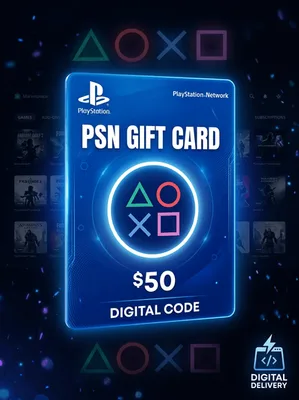 PSN Gift Card - $25 USD