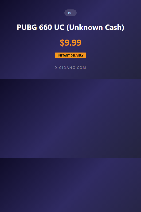 PUBG 660 UC (Unknown Cash)