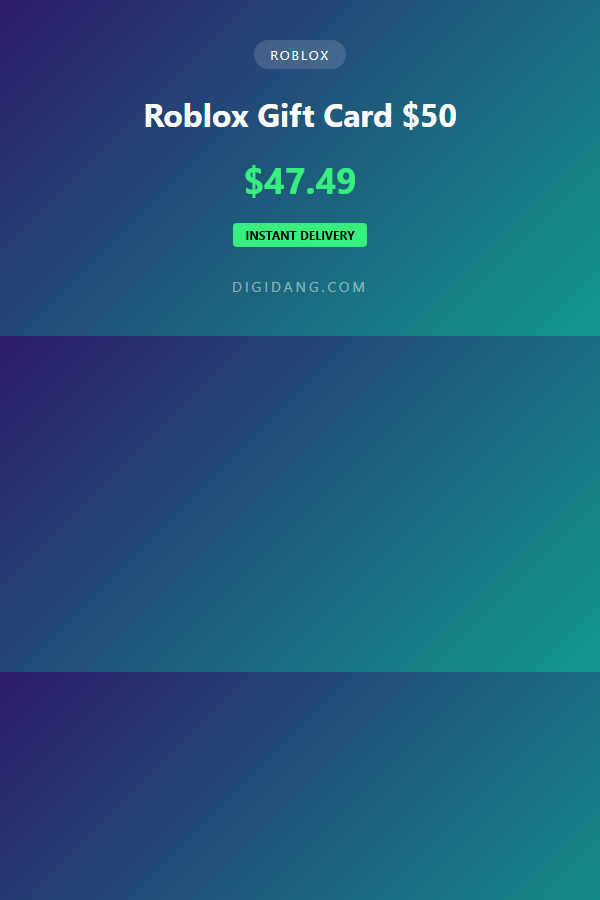 Roblox Gift Card $50