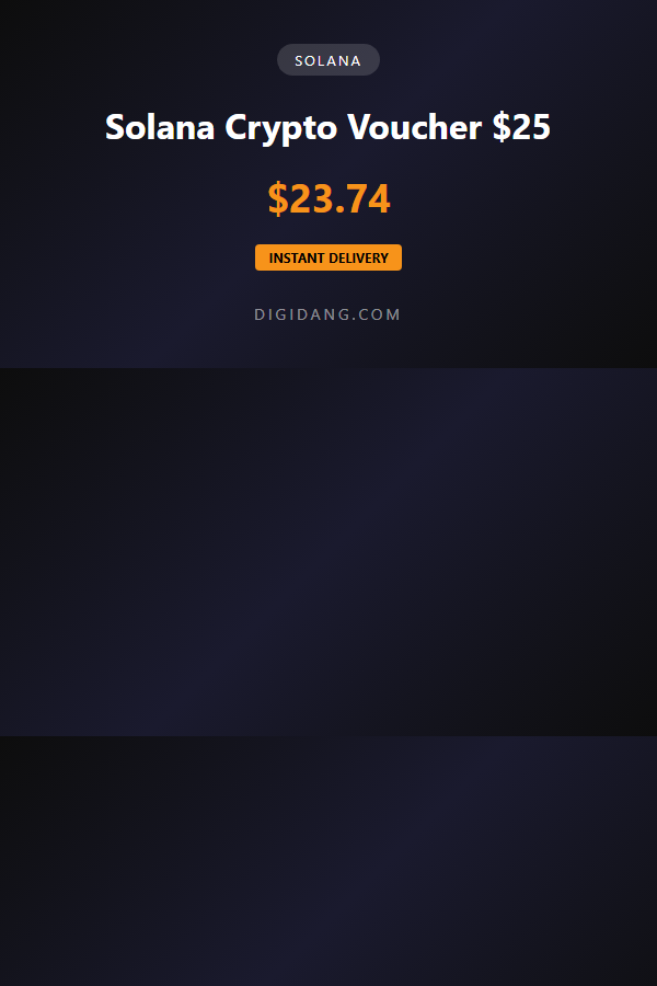 Solana Crypto Voucher $25