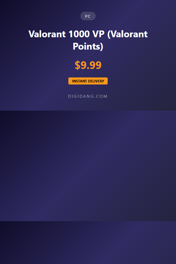 Valorant 1000 VP (Valorant Points)