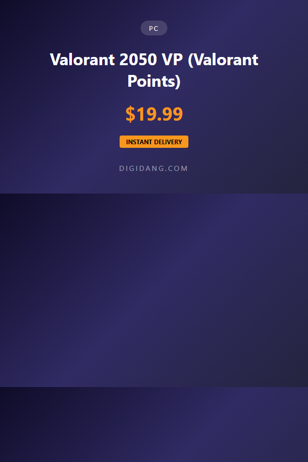 Valorant 2050 VP (Valorant Points)