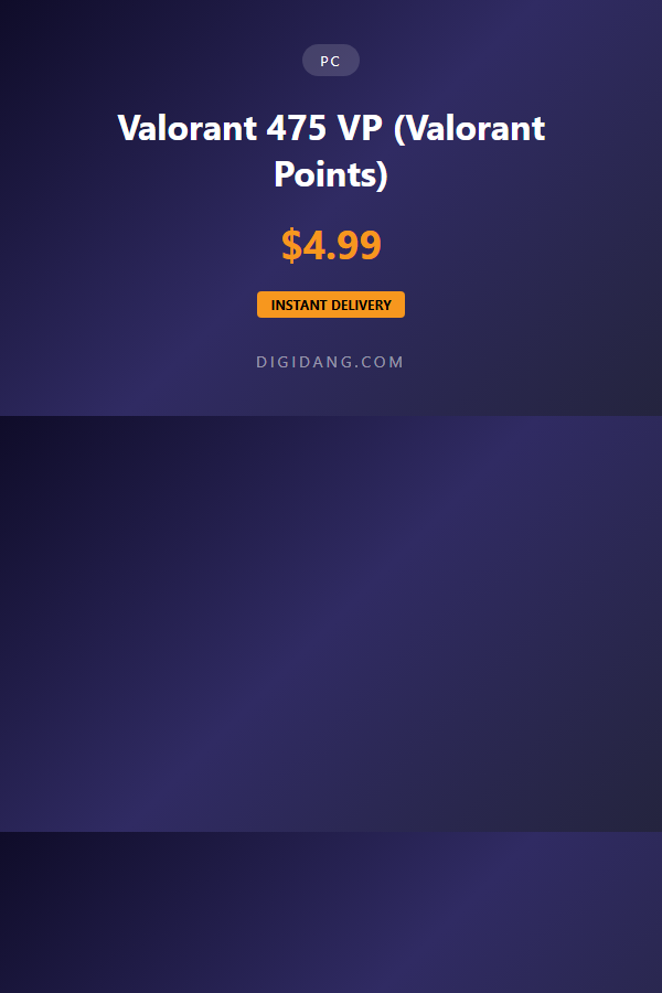 Valorant 475 VP (Valorant Points)