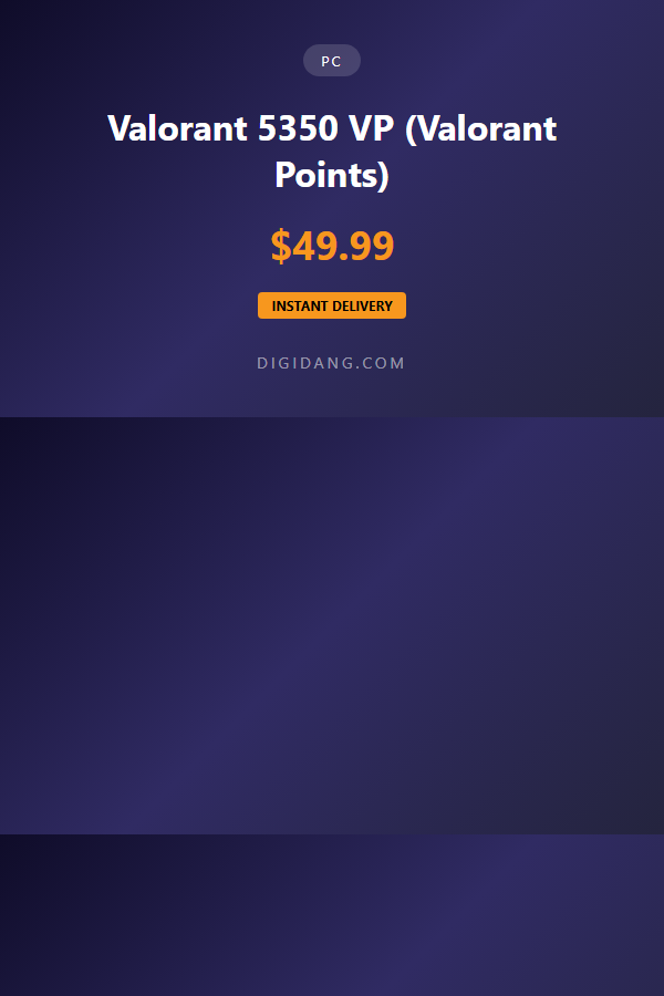 Valorant 5350 VP (Valorant Points)